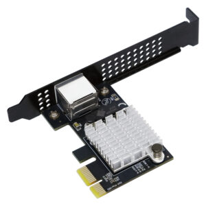 IO CREST Single Port 10 Gigabit Ethernet PCI-e x1 Network Card RTL8127 Chipset