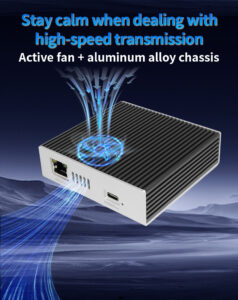 USB4.0 40Gbps 6-in-1 Hub, 1x RJ45 10G Ethernet Port, 3x USB-A, 1x TF, 1x SD Card Reader