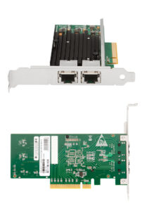 IO CREST Dual Port 10 Gigabit Ethernet PCI-e x8 Network Card Intel X540 Chipset