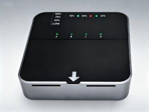 4 Bays USB4.0 (USB-C) 40G Portable NVMe (M Key, B+M Key) / PCIe SSD (2280, 2260, 2242, 2230) Ultra Fast External SSD Docking Station Duplicator Cloner (Docking Only)