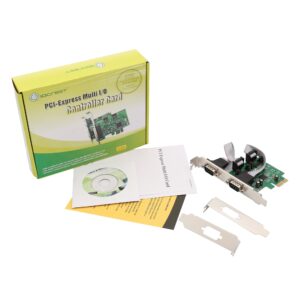 2 Port DB9 Serial PCI-Express 2.0 x1 Card - SI-PEX15055