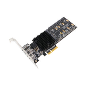 SouthBridge Max PCIe 4.0 Multi-Function Expansion Card up to 12 Ports (NVMe M2, USB, SATA) - No Motherboard Bifurcation Required