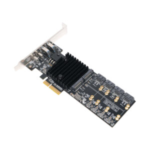 SouthBridge Max PCIe 4.0 Multi-Function Expansion Card up to 12 Ports (NVMe M2, USB, SATA) - No Motherboard Bifurcation Required