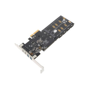 SouthBridge Max PCIe 4.0 Multi-Function Expansion Card up to 12 Ports (NVMe M2, USB, SATA) - No Motherboard Bifurcation Required