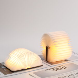 4.7 Wooden Book Lamp, Foldable LED Table Light, Warm White Reading Night Light 4.7 Wooden Book Lamp, Foldable LED Table Light, Warm White Reading Night Light