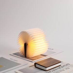 4.7 Wooden Book Lamp, Foldable LED Table Light, Warm White Reading Night Light 4.7 Wooden Book Lamp, Foldable LED Table Light, Warm White Reading Night Light