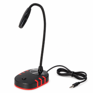 3.5mm Desktop Gaming Microphone with Volume Control Knob