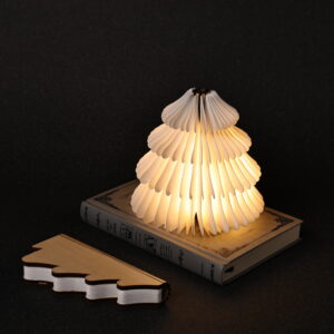 4.7 Folding Christmas Tree White Maple Lamp, Foldable LED Table Light, Warm White Reading Night Light 4.7 Folding Christmas Tree White Maple Lamp, Foldable LED Table Light, Warm White Reading Night Light