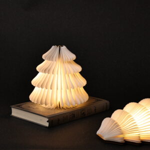 4.7 Folding Christmas Tree White Maple Lamp, Foldable LED Table Light, Warm White Reading Night Light 4.7 Folding Christmas Tree White Maple Lamp, Foldable LED Table Light, Warm White Reading Night Light